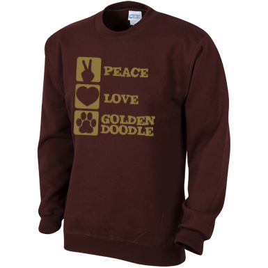 Peace Love Goldendoodle - Gildan Sweatshirt
