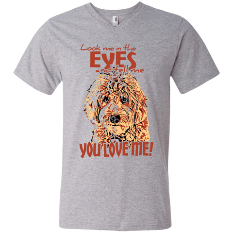 Look Me In The Eyes - Men's V-Neck