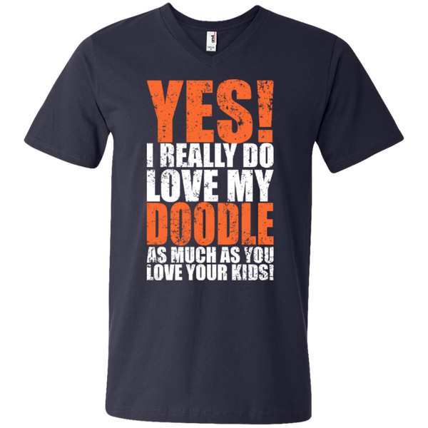 Really Love My Doodle - Men's V-Neck