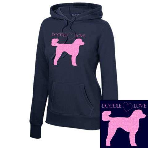 Doodle Love - Ladies Pullover Hooded Sweatshirt