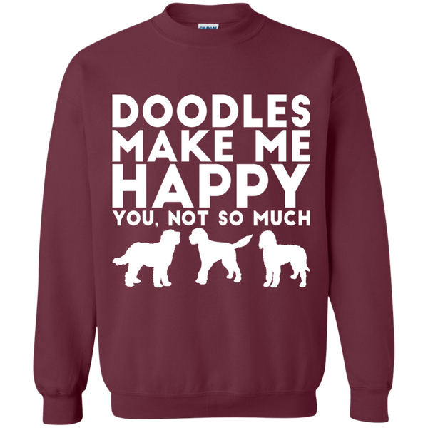 Doodles Make Me Happy - Gildan Sweatshirt