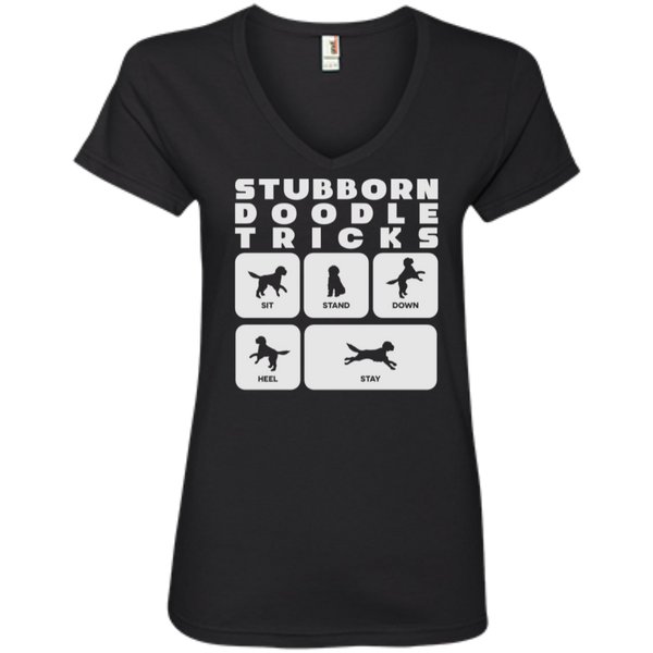 Doodle Tricks - Ladies V-Neck