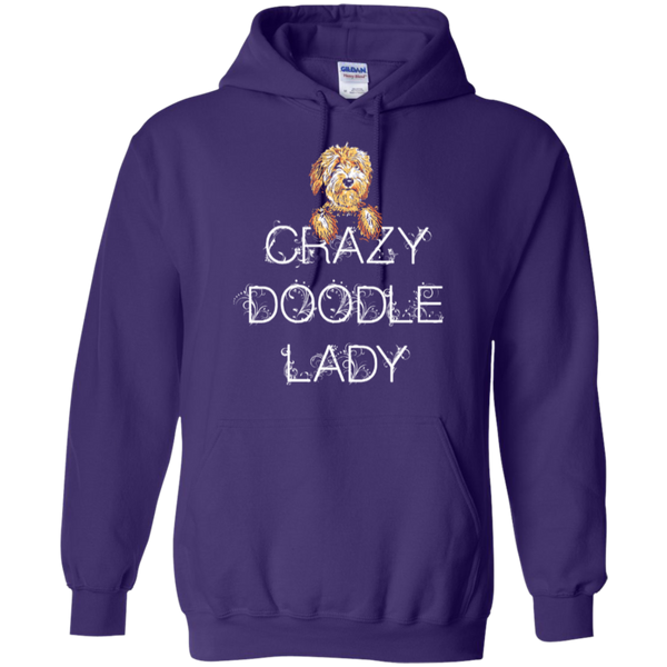 Crazy Doodle Lady - Gildan Hoodie