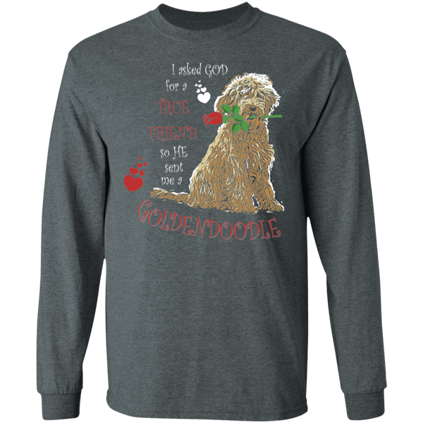 God Sent Me a Goldendoodle - Gildan Long Sleeve