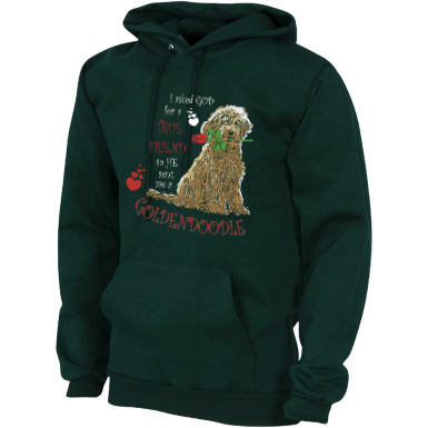God Sent Me A Goldendoodle - Gildan Hoodie