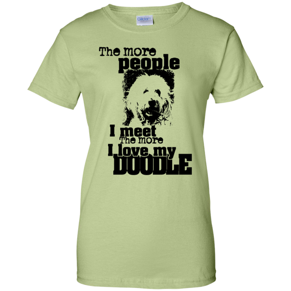 I Love My Doodle - Gildan Ladies T-Shirt