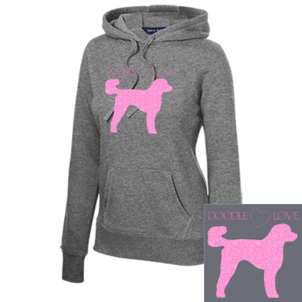 Doodle Love - Ladies Pullover Hooded Sweatshirt