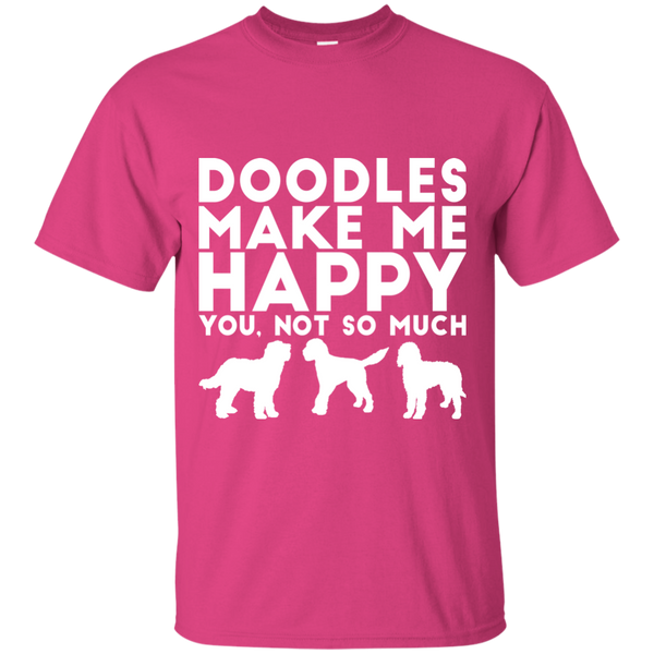 Doodles Make Me Happy - Gildan T-Shirt