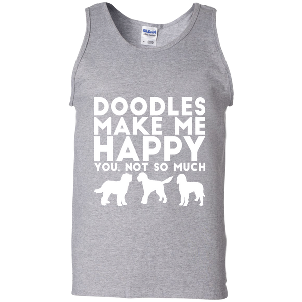 Doodles Make Me Happy - Gildan Tank Top