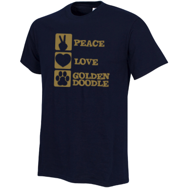 Peace Love Goldendoodle - Gildan T-Shirt