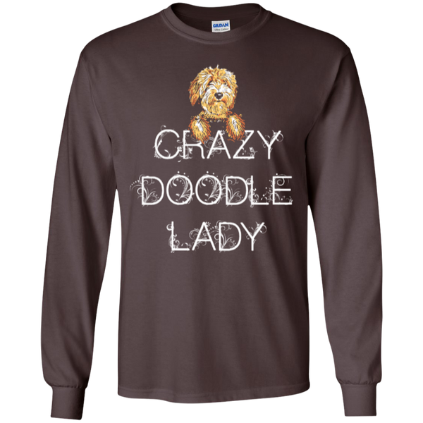 Crazy Doodle Lady - Gildan Long Sleeve T-Shirt