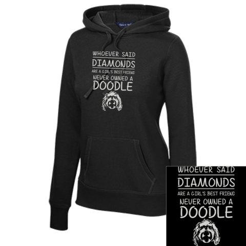 Doodle Best Friend - Ladies Pullover Hooded Sweatshirt
