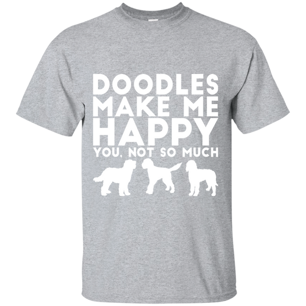 Doodles Make Me Happy - Gildan T-Shirt