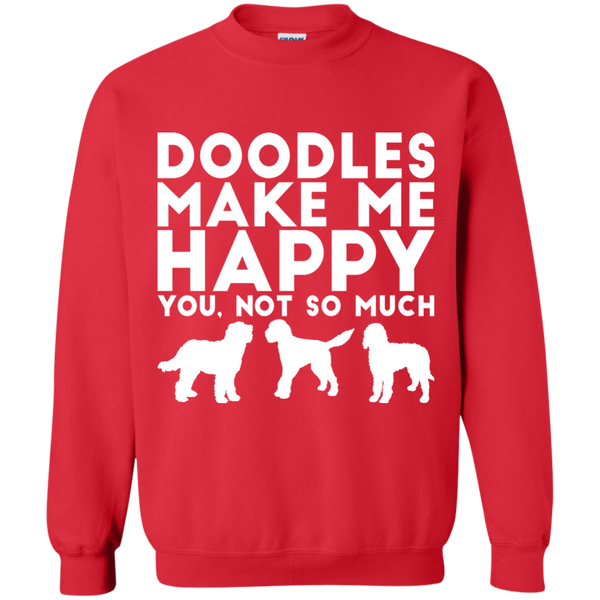 Doodles Make Me Happy - Gildan Sweatshirt