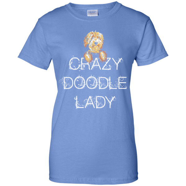 Crazy Doodle Lady - Ladies Gildan T-Shirt