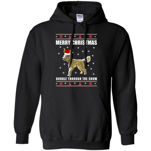 Doodle Through The Snow (Christmas Sweater) - Gildan Hoodie