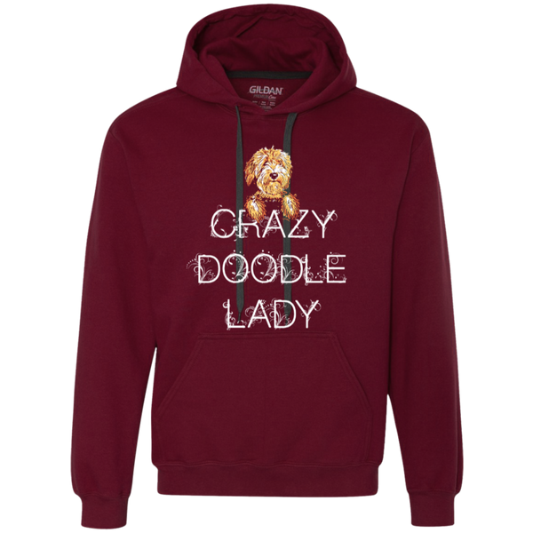Crazy Doodle Lady - Gildan Heavyweight Fleece Sweatshirt