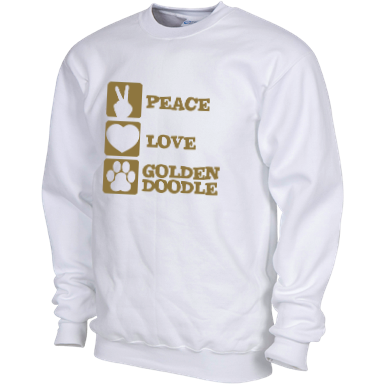 Peace Love Goldendoodle - Gildan Sweatshirt