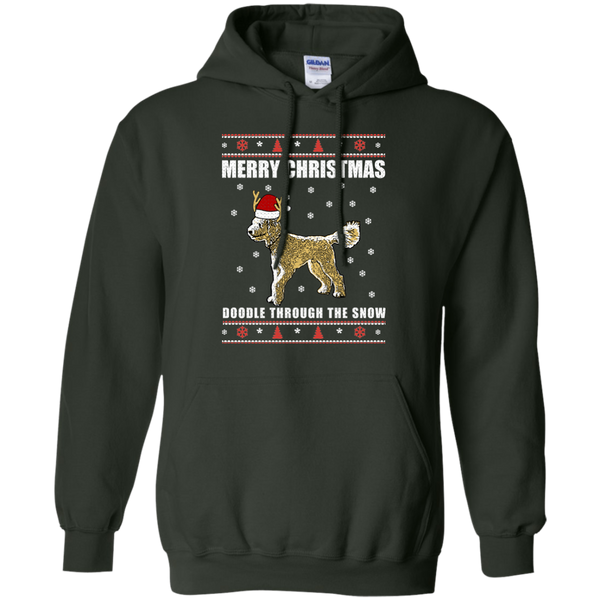 Doodle Through The Snow (Christmas Sweater) - Gildan Hoodie