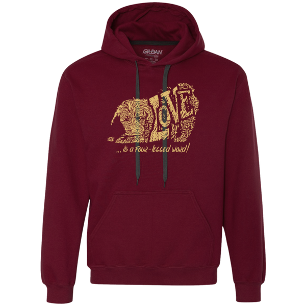 Love Is a Four Legged Word - Gildan Heavyweight Fleece Sweatshirt