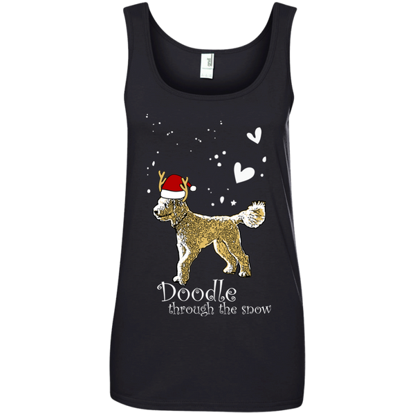 Doodle Through The Snow - Ladies Tank Top