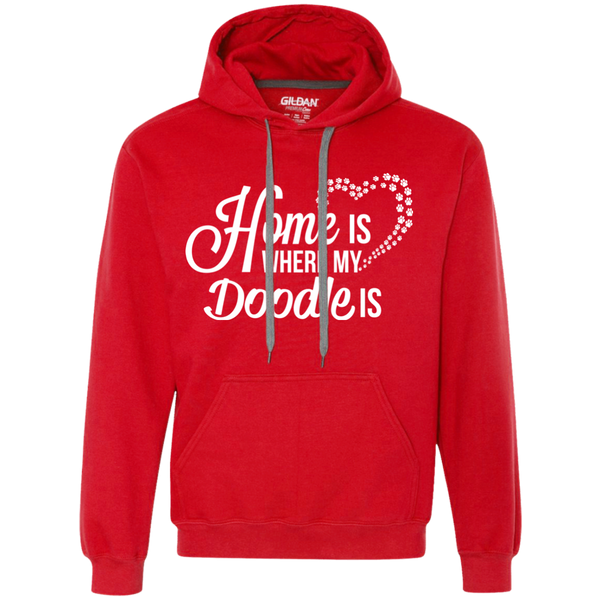 Home Is Where My Doodle Is - Gildan Heavyweight Fleece Sweatshirt