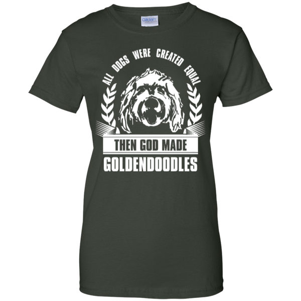 Then God Made Goldendoodles - Gildan Ladies T-Shirt