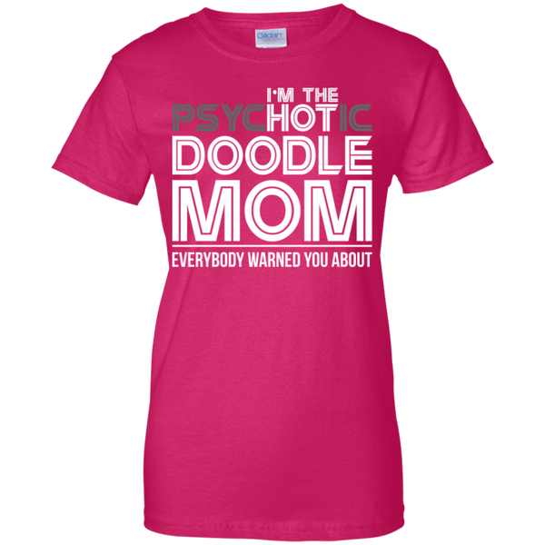 Hot Doodle Mom - Gildan Ladies T-Shirt