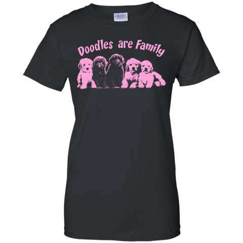 Doodles Are Family - Gildan Ladies T-Shirt