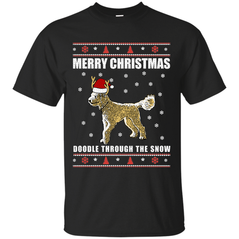 Doodle Through The Snow (Christmas Sweater) - Gildan T-Shirt
