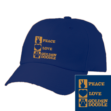Peace Love Goldendoodle - Twill Cap