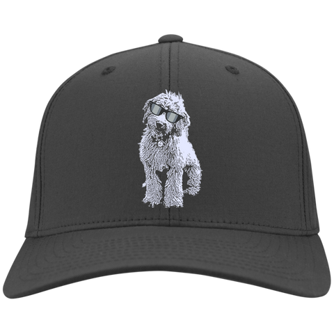 Doodle With Glasses - Personalized Twill Cap