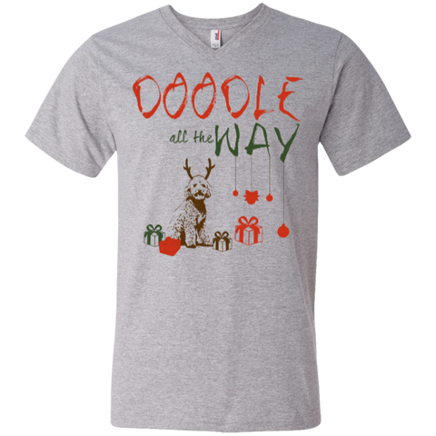 Doodle All The Way - Men's V-Neck