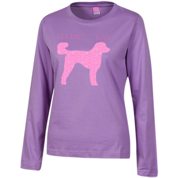 Doodle Love - Ladies Long Sleeve T-Shirt