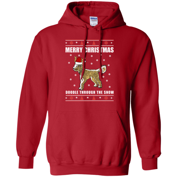 Doodle Through The Snow (Christmas Sweater) - Gildan Hoodie
