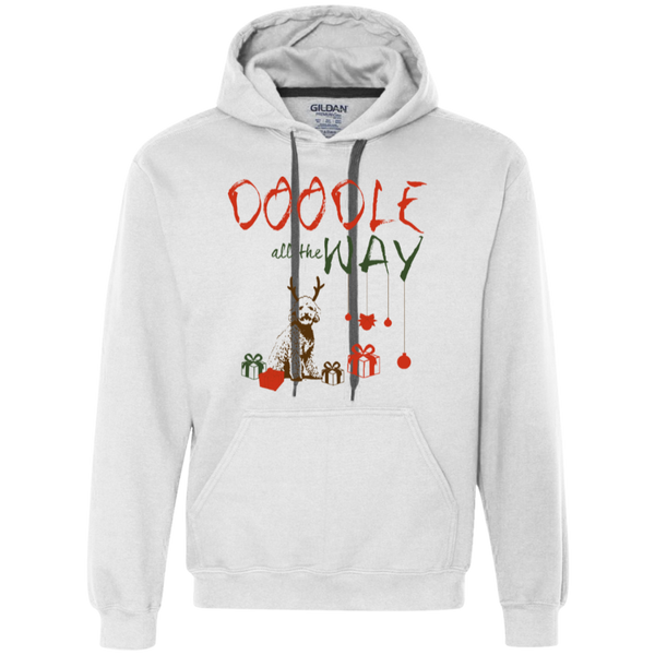 Doodle All The Way - Gildan Heavyweight Pullover Fleece