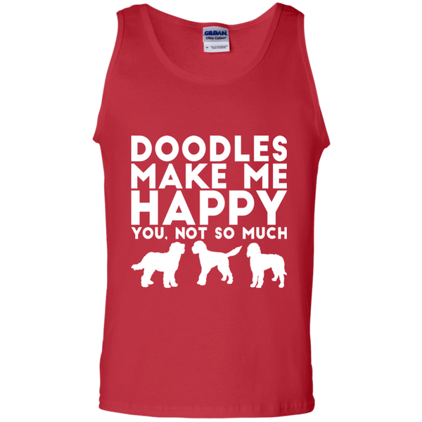 Doodles Make Me Happy - Gildan Tank Top