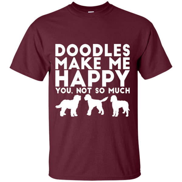 Doodles Make Me Happy - Gildan T-Shirt