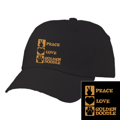 Peace Love Goldendoodle - Twill Cap