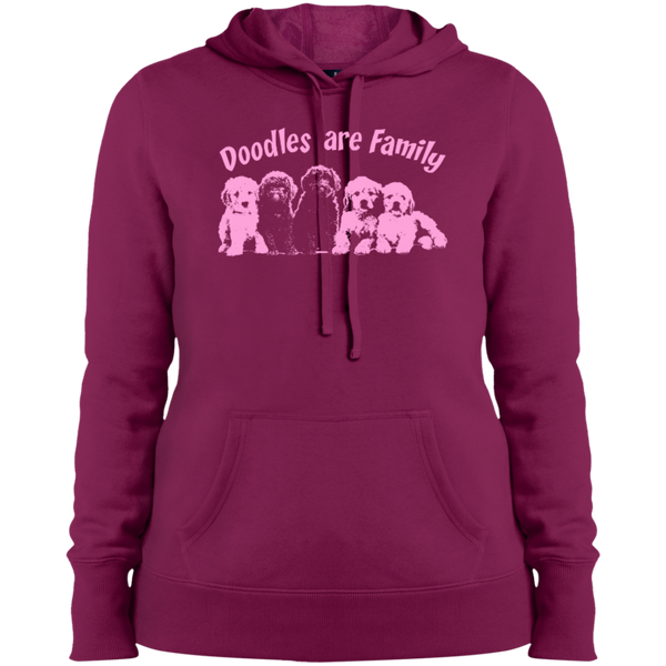 Doodles Are Family - Ladies Hooded Sweatshirt