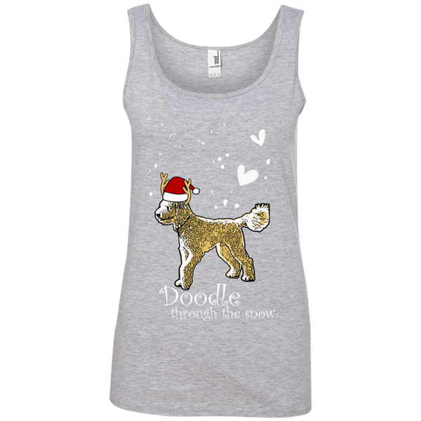 Doodle Through The Snow - Ladies Tank Top