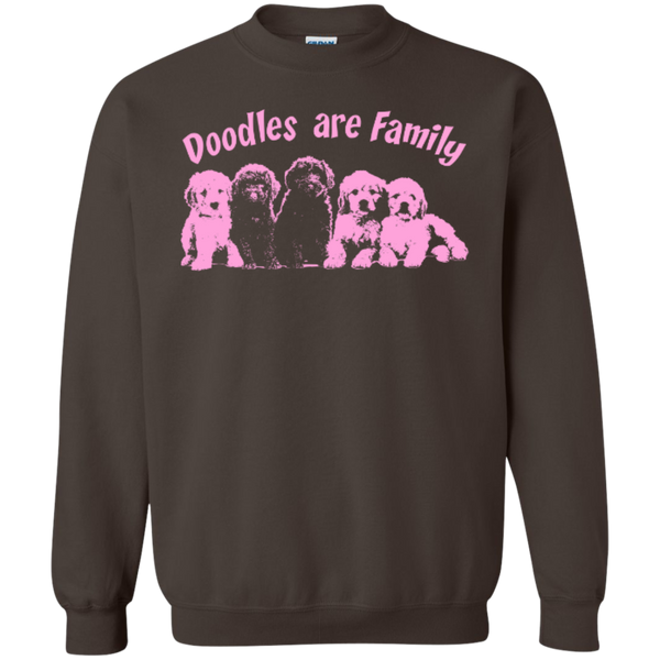 Doodles Are Family - Gildan Crewneck Sweatshirt