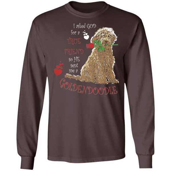God Sent Me a Goldendoodle - Gildan Long Sleeve