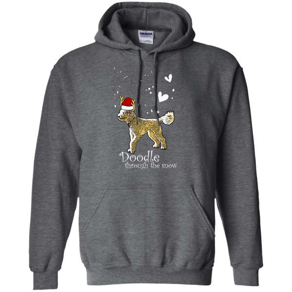 Doodle Through The Snow - Gildan Pullover Hoodie