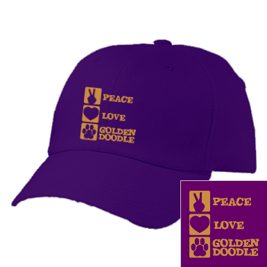 Peace Love Goldendoodle - Twill Cap
