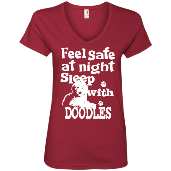 Feel Safe At Night - Ladies V-Neck