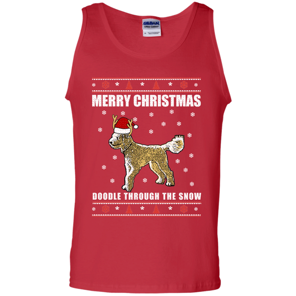 Doodle Through The Snow (Christmas Sweater) - Gildan Tank Top