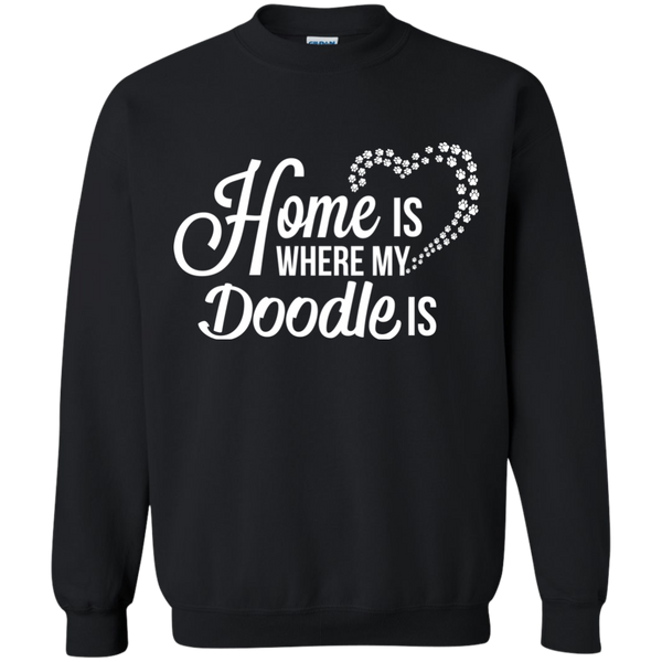 Home Is Where My Doodle Is - Gildan Sweatshirt