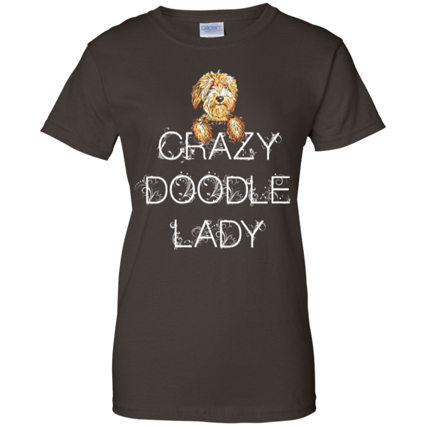 Crazy Doodle Lady - Ladies Gildan T-Shirt