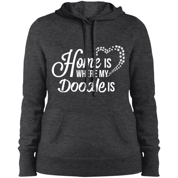 Home Is Where My Doodle Is - Ladies' Hooded Sweatshirt